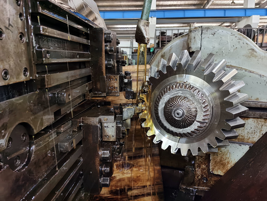 SAE 4320 Gear Shaping Pinion Straight Bevel Gear Of Cone Crusher For Mining Equipment