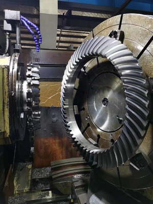 Gewundenes Stahlmodul 53T SAE 4320 des Kegelradgetriebe-Prägegetriebe-20