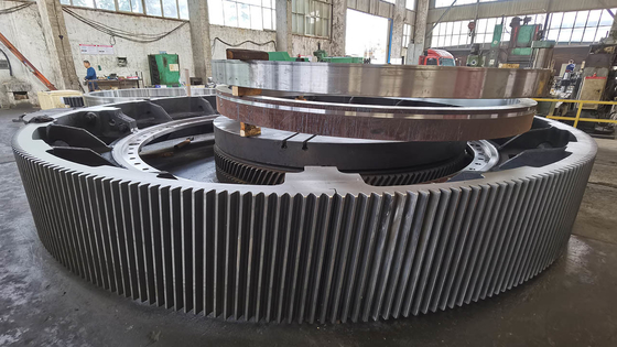 Zusammengebauter großer Ring Gear Wheel Four Segments 260HB 450mm für Minenindustrie