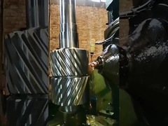 SAE 4340 Stahl DP 1.5 24T Doppel-Schrägzahnradwelle für Hochleistungsanwendungen